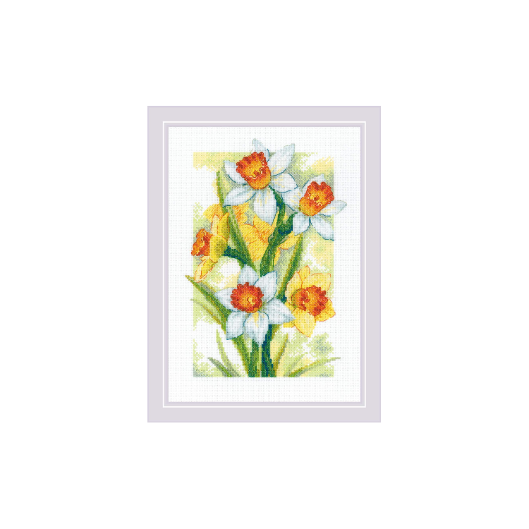 Cross stitch kit "Spring Glow. Daffodils" 21x30 SR2189